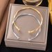 M Ö Bius Stainless Steel Female Ins Cold Style Niche Design Simple Fashion High End Bracelet_ipsvogv.com