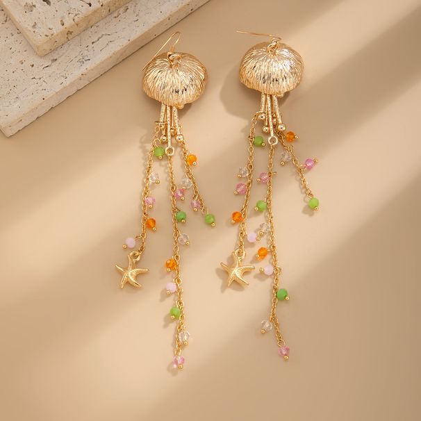 Fashion Jewelry Design Tassel Crystal Pendant Studs Ancient Style High-end Sense Elegant Earrings_ipsvogv.com