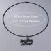 Hot selling hip-hop diamond double row letter pendant necklace for men's necklaces and accessories_ipsvogv.com