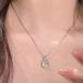 Pure Silver Minimalist White Jade Marrow Necklace Women, With Minimalist, Niche, And High-end Temperament. The New_ipsvogv.com