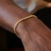 Cuban Hip-Hop Trendy Titanium Steel Thin Niche Men's Non-Fading Braided Chain Bracelet_ipsvogv.com