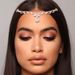 Hot selling women's rhinestone headdress fashion water drop forehead chain bride forehead pendant jewelry accessories female_ipsvogv.com