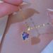 Korean version of Ocean Heart Necklace, Female Heart, Colorful Crystal Pendant, Titanium Steel Plating, Light Luxury,_ipsvogv.com