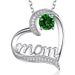 Hot Sale Heart Shaped Mom Necklace Female Fashion Clavicle Chain Mother's Day Gift For Mom_ipsvogv.com