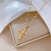 Steel 【 Titanium 】 The Cross Light Luxurious, Gorgeous Full Diamond Necklace. It Is A Popular Female Internet Celebrity 【 】 Luxurious, Necklace._ipsvogv.com