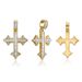 T Square Diamond With Thorn Retro Cross Hip Hop Pendant Necklace Men And Women Fashion Trend Jewelry_ipsvogv.com