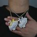 Men's Hip Hop Angel Cross Pendant Necklace With Prayer Hands Silver Gold Options - 61cm Chain Length Hip Hop Angel Hands Praying Pendant Necklace_ipsvogv.com