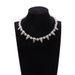 Sweet, Cool, Exaggerated Round Bead Conical Rivet, Collarbone Chain, Collar Necklace, Men's And Women's Accessories,_ipsvogv.com