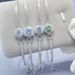 Sterling Silver Platinum Plated Bracelet D Color Moissanite Half Bracelet Round Bag Simple Atmospheric Female Gift_ipsvogv.com