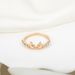 Japanese And Korean Jewelry Fashion Minimalist Diamond Bow Single Ring For Women_ipsvogv.com