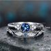 Cao Shi's New Fashion Versatile Zircon Women's with Copper Plating White K Micro Set Green Ring_ipsvogv.com