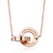 Women's Jewelry Summer High End Niche Non Fading Titanium Steel Necklace Real Diamond Pendant Necklace Accessories_ipsvogv.com