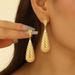 Exaggerated Jewelry INS Simple Tassel High-end Luxury Water Drop Earrings_ipsvogv.com
