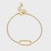 Women's Jewelry Simple Gold Plated Twisted Oval Bracelet Braided Ring Hollow Egg Shaped Bracelet_ipsvogv.com