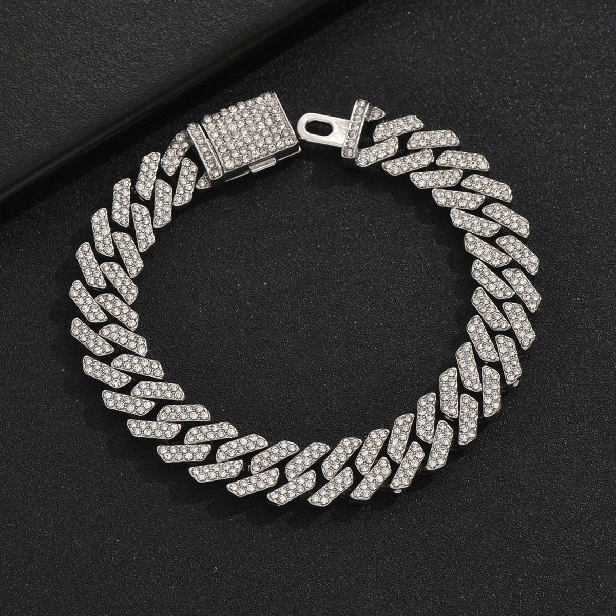 American Style Personalized Inlaid Fashionable OL Light Men's Hip-hop Niche Design Feel Bracelet_ipsvogv.com