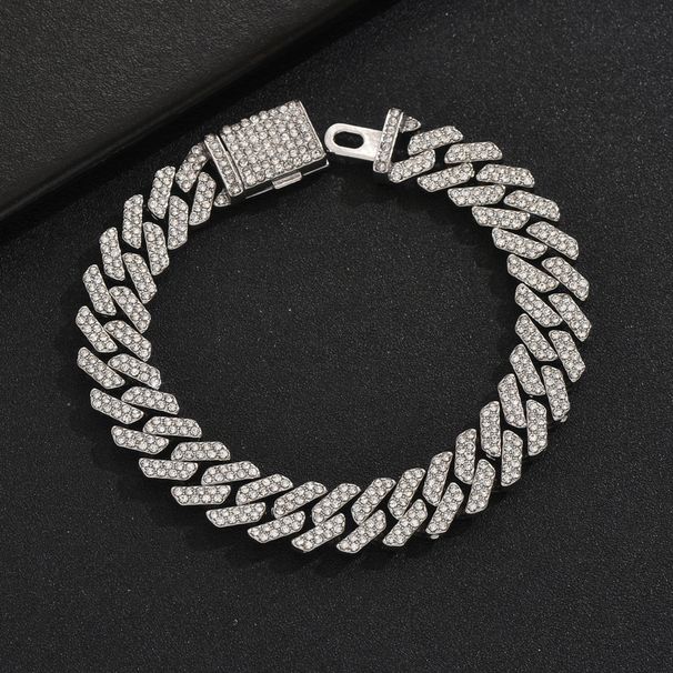 American Style Personalized Inlaid Fashionable OL Light Men's Hip-hop Niche Design Feel Bracelet_ipsvogv.com