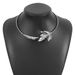 N12254 Personalized and Fashionable Leaf Necklace New Neck Choker Open Collar Clavicle Chain_ipsvogv.com