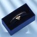 Cute And Charming Little Bee Necklace Female Fashion Round Hollow Tag Bee Clavicle Chain Element Crystal_ipsvogv.com