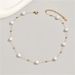 Fashion Simple Pearl Necklace Pearl Necklace Niche Temperament Pearl Jewelry Fashion All-match Internet Celebrity Necklace_ipsvogv.com