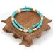 Natural Freshwater Pearl Shell Turquoise Natural Stone Bracelet Necklace Women's Set_ipsvogv.com