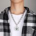 Rich full diamond pendant Pendant net red trend master hip hop accessory necklace sweater chain_ipsvogv.com