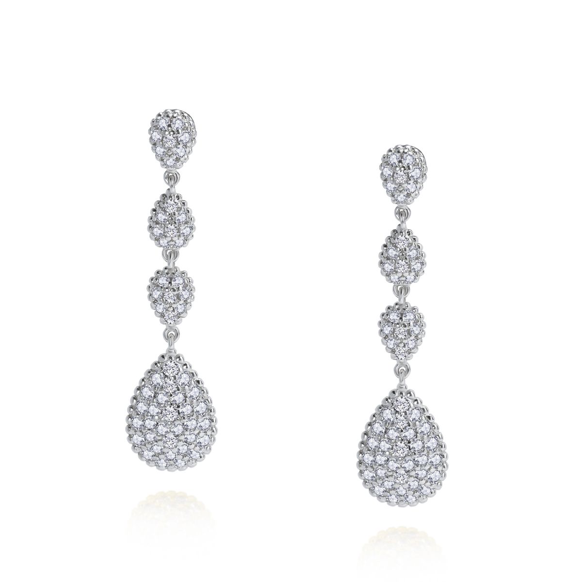 Women's Jewelry Set Fashion Beaded Diamond Studded Teardrop Earrings Retro Creative Boutique Earrings Earrings New Fashion Ear Hooks_ipsvogv.com