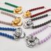 N12278ZA Nw Exaggratd Prsonalizd Flowr Pndant Nck Chain Womn's Swt and Atmosphric Multi Color Badd_ipsvogv.com