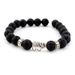 Lava Stone Agate Elephant Unisex Bracelet Jewelry_ipsvogv.com