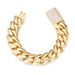 Men's Jewelry Hip Hop Multi Size Width Real Gold Electroplated Copper Large Cuban Chain Inlaid With Zircon Buckle Bracelet_ipsvogv.com