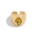 Light Luxury High-end Geometric Diamond Set With Personalized Ins Style Liquid Metal Ring_ipsvogv.com