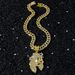 New Personality Style Hip-Hop Punk Exaggerated Full Diamond Cartoon Pendant_ipsvogv.com