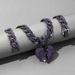 Men’s Jewelry Set Fashion New Jewelry Accessories Purple Love Full Diamond Pendant Cuban Chain Hip Hop Broken Heart Pendant Chain_ipsvogv.com