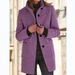 Women's vintage button-up woolen coat_ipsvogv.com