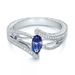 Sanjie Luxury Sea Blue Topaz Engagement Ring Jewelry_ipsvogv.com