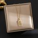 Korean version with diamond embellishments, personalized abacus, titanium steel necklace for women, full diamond micro_ipsvogv.com