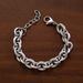 Punk Hip-Hop Gold-Plated Titanium Steel Men's Bracelet Ins Cold Style Simple Couple Jewelry Accessories_ipsvogv.com