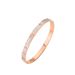 Kajia Man Tian Xing Two Rows Diamond For Men And Women's Fashion New Style Bracelet Titanium Steel Rose Gold_ipsvogv.com