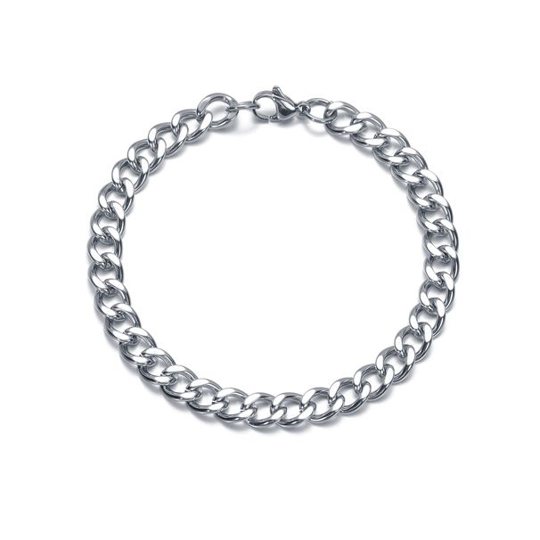 24 New Hip-Hop Style Titanium Steel Cuban Chain Bracelet Xiyin Hot Sale_ipsvogv.com
