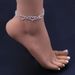 Jewelry Light Luxury Hollow Love Anklet Fashion Shiny Hole Rhinestone Anklet for Women_ipsvogv.com