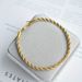 Cuban Hip-Hop Trendy Titanium Steel Thin Niche Men's Non-Fading Braided Chain Bracelet_ipsvogv.com