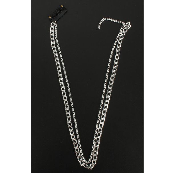 Wig extension chain silver plated tassel hair chainheaddress head chain BB clip hair accessories_ipsvogv.com