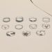 New Fashion Love Arrow Ring With 11 Piece Palm Leaves Set For Women_ipsvogv.com