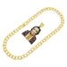 Hip hop cosplay three-dimensional diamond inlaid clown pendant necklace trendy men street dance nightclub Cuban chain_ipsvogv.com