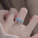 2024 New Fashionable Simple Bow For Women Niche Design, Featuri A Cold And High-end Style With An Open Index Fier_ipsvogv.com