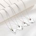 Hot Selling Best Friend Forever&Ever Heartbreak Splicing 4 Set Necklace Accessories_ipsvogv.com