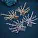 Bridal Hair Comb Long Rhinestone Clip Wedding Dress Hair Headdress Side Insert Comb Hair Piece_ipsvogv.com