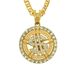 Hip Hop Personality Trendy Brand with Diamond Set, US Dollar Rotating Pendant, Necklace Decoration, Nightclub Bubble Bar_ipsvogv.com