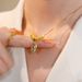New Micro Inlaid Zirconium, Gold Branches, Jade Leaves, Collarbone Elegant And Light Luxury Box Chain, High-end Design_ipsvogv.com