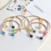 Women's Jewelry Set Fashion Domestic And Foreign Self Designed Jewelry Gem Candy Color Open Bracelet Niche Design Bracelet Jewelry_ipsvogv.com