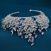 Handmade Crystal Crown For Brides - Elegant Wedding Tiara With Dazzling Rhinestones, Perfect For Bridal Party And Special Occasions_ipsvogv.com